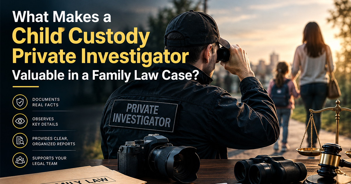 What Makes a Child Custody Private Investigator Valuable in a Family Law Case?